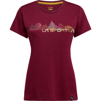 La Sportiva Peaks T-Shirt Redwood Damen