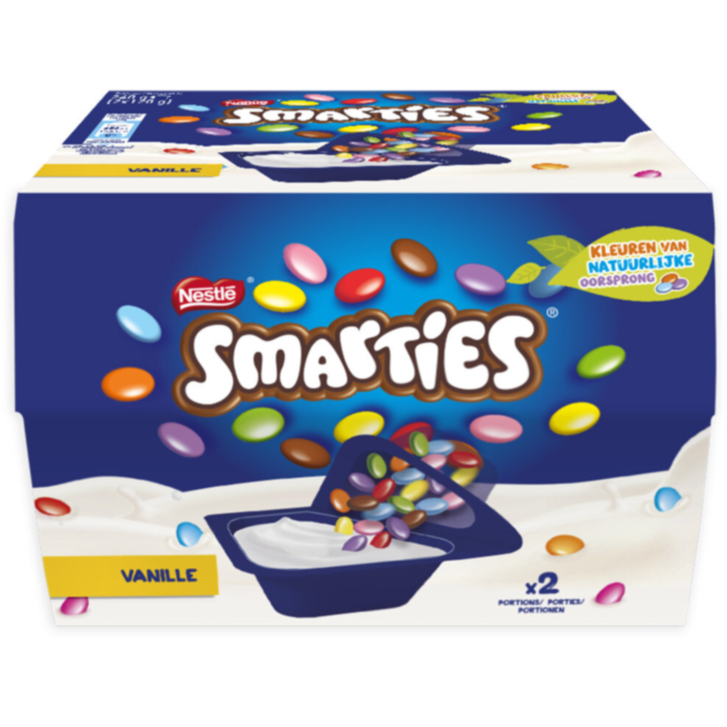 Nestlé Joghurt Smarties Vanille 2x120g