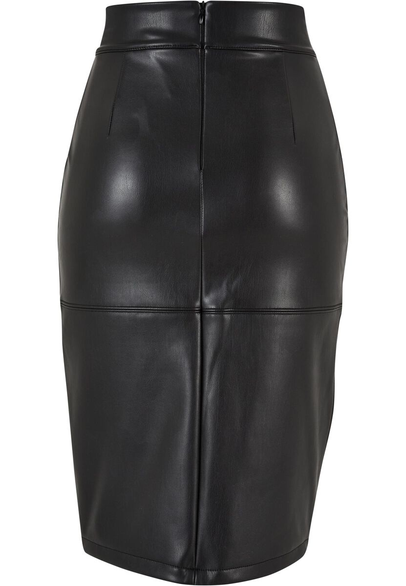 Jupe Crayon Simili-Cuir | Urban Classics Jupe mi-longue