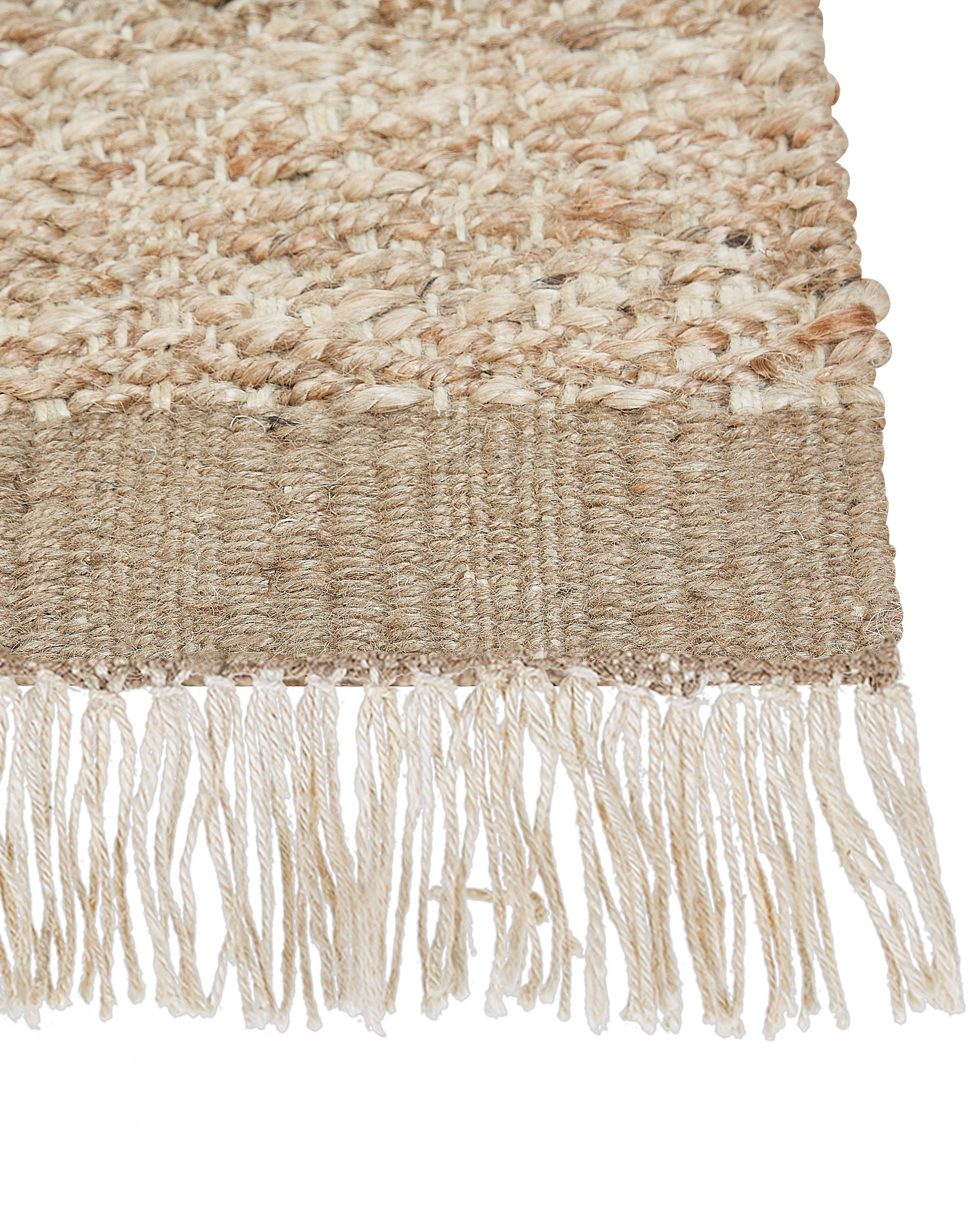 Vloerkleed ABANA Beige 160 x 230 cm Jute