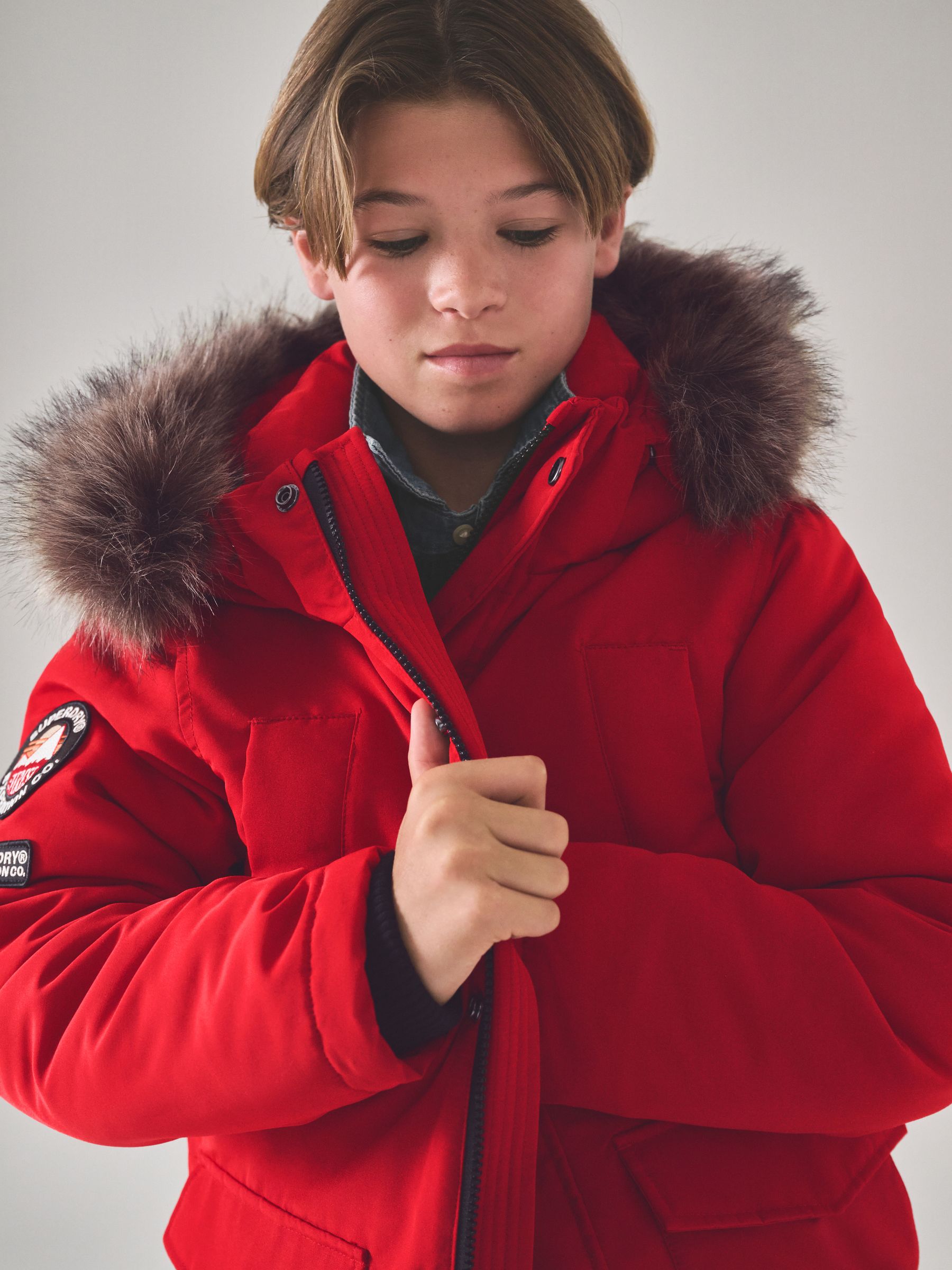 Rood - Superdry Everest parka