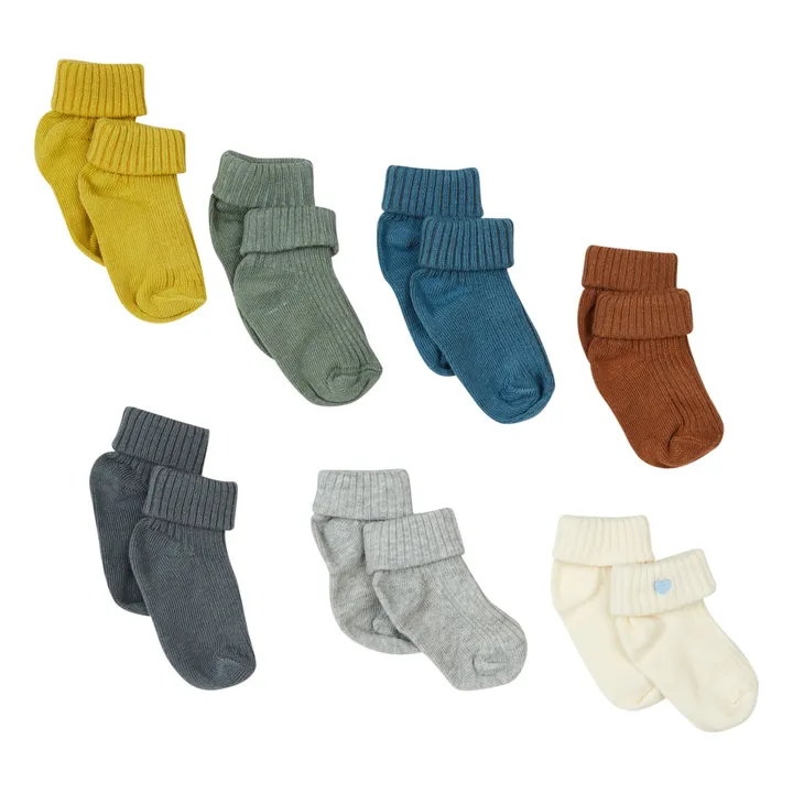 Bonton Semainier Chaussettes | Bleu