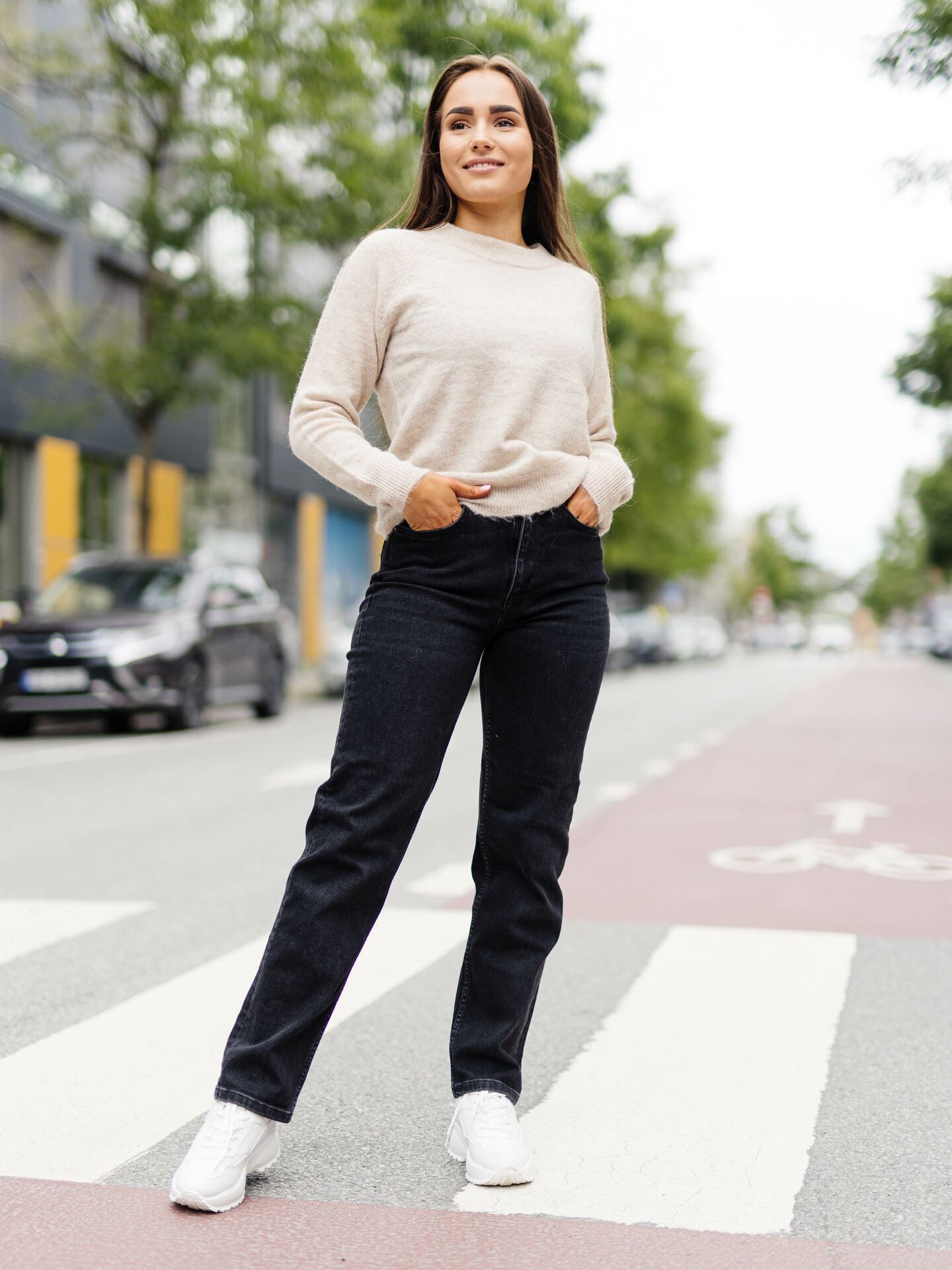 Marie High Waist Straight