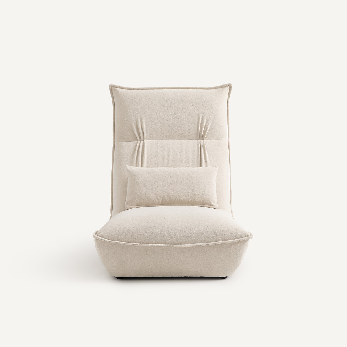 AM.PM<br>Poltrona de chenille com encosto de cabeça ajustável Paol