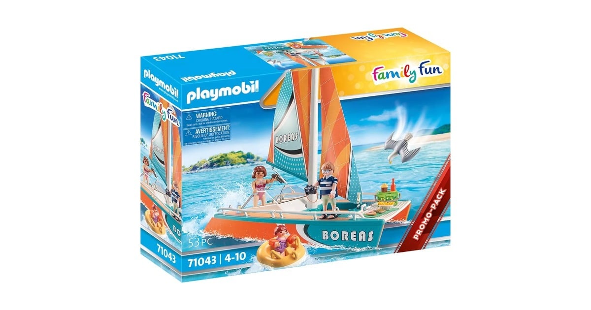 PLAYMOBILFamily Fun - Catamaran Constructiespeelgoed  (71043)