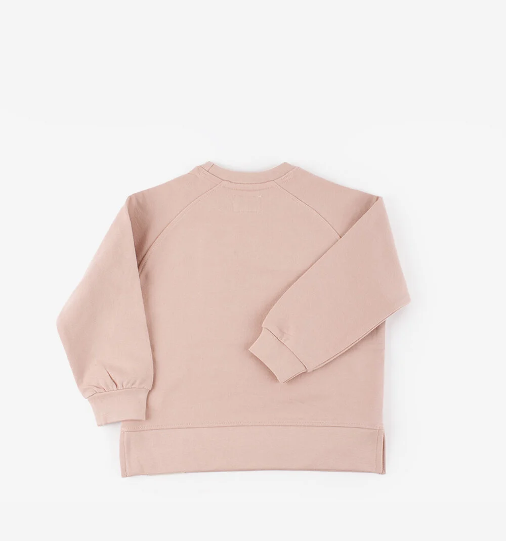 SWEAT COTON ANIMAUX Sweat-shirt en coton pour enfants ROSA