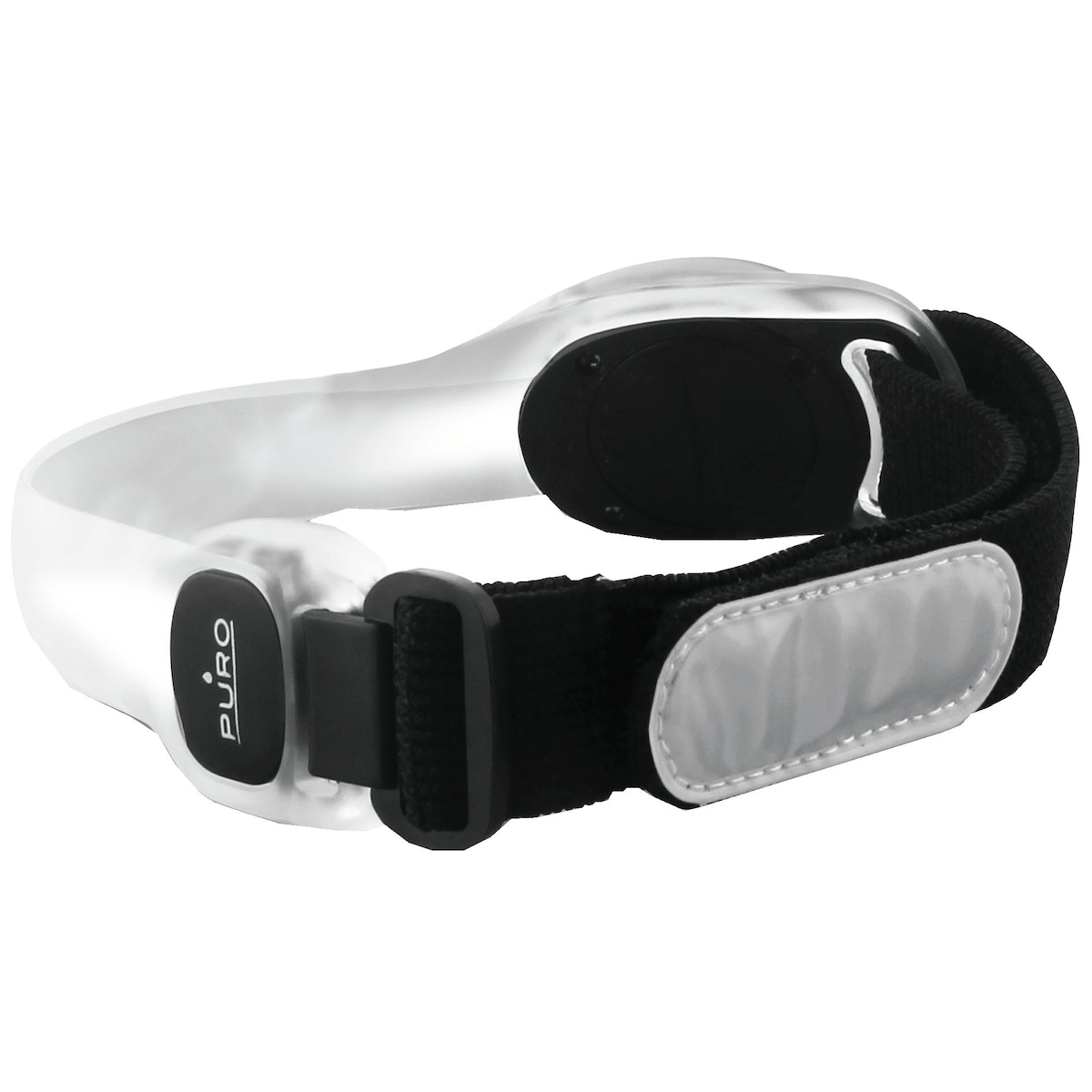 Puro Universal mobilarmbånd m/LED-lys (rød)