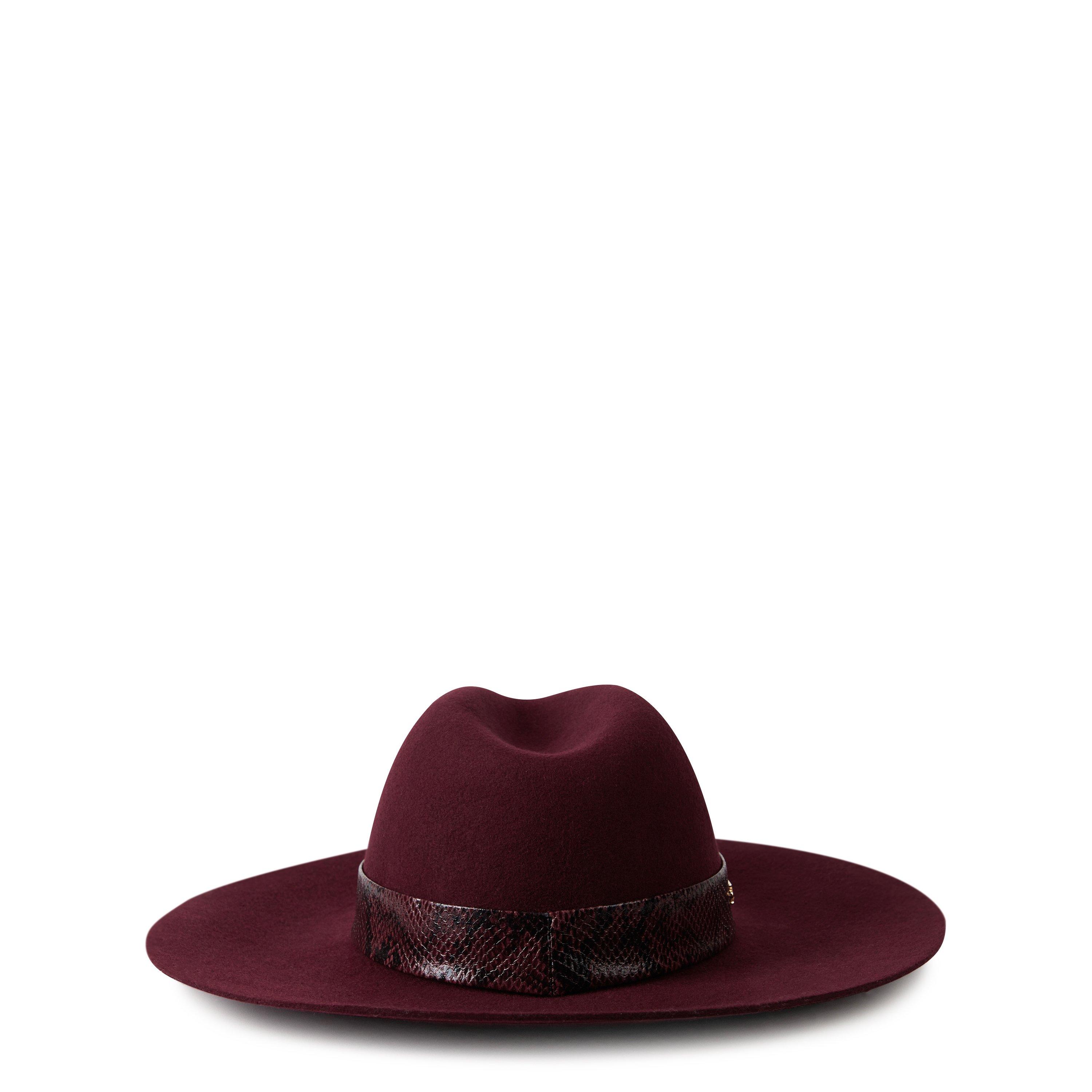 Biba Snake Trim Fedora Hat