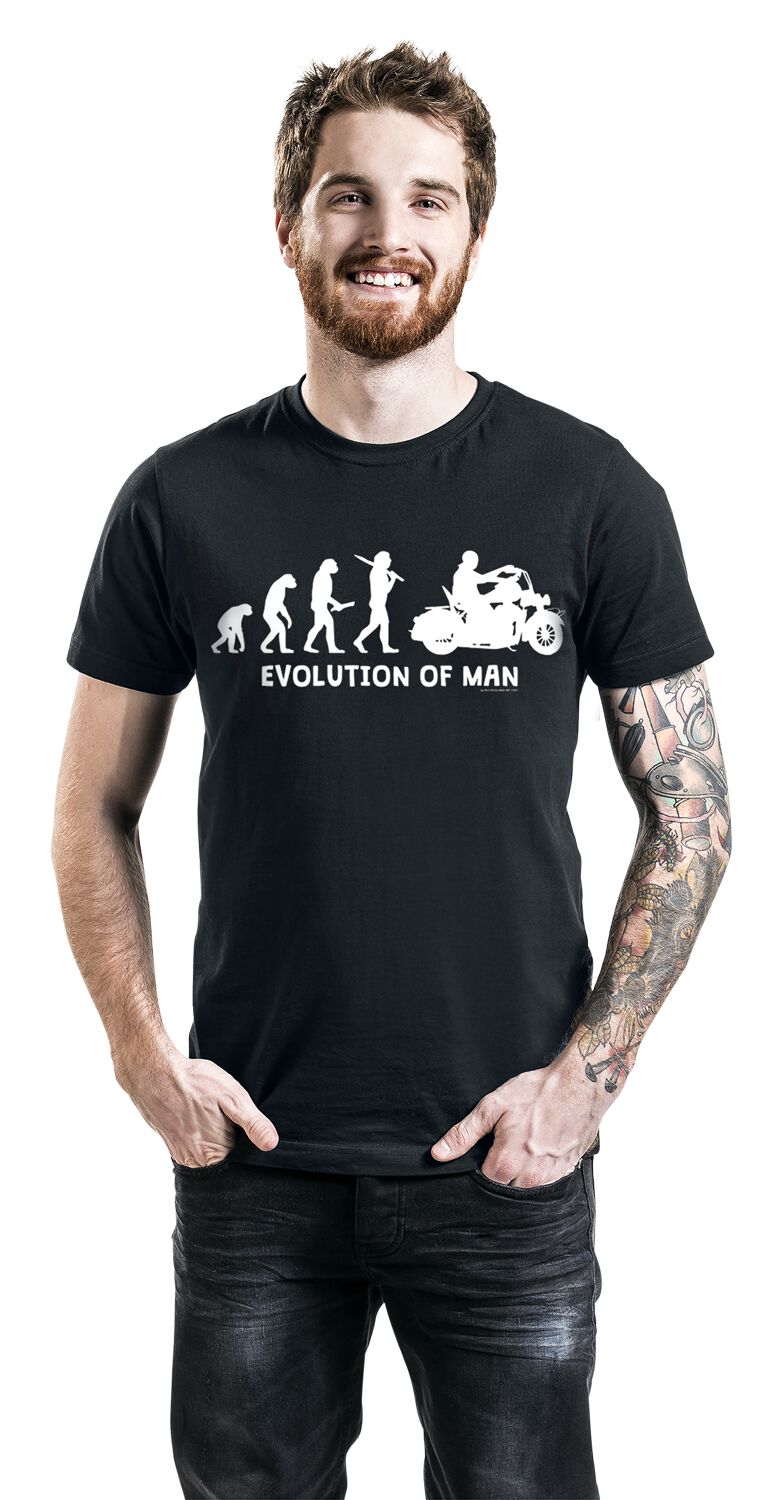 Evolution Of Man | Slogans T-Shirt Manches courtes