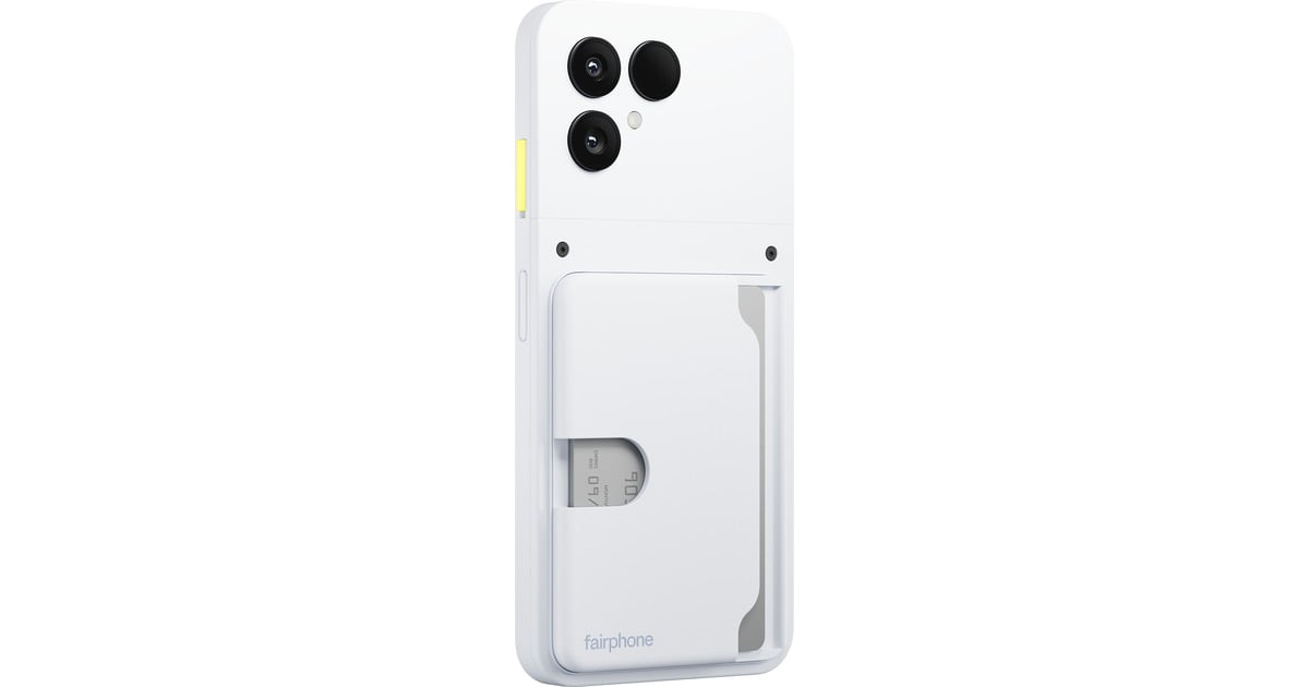 Fairphone(Gen. 6) Pashouder kaarthouder  (Wit)