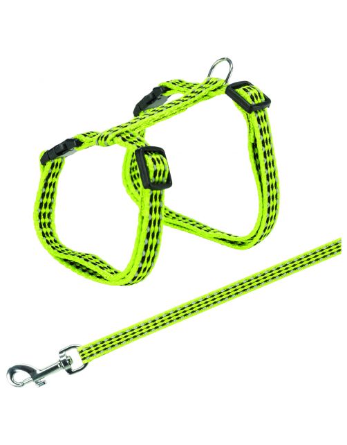 Trixie Kattentuig Met Riem Reflecterend - Kattenharnas - 22-42 cm