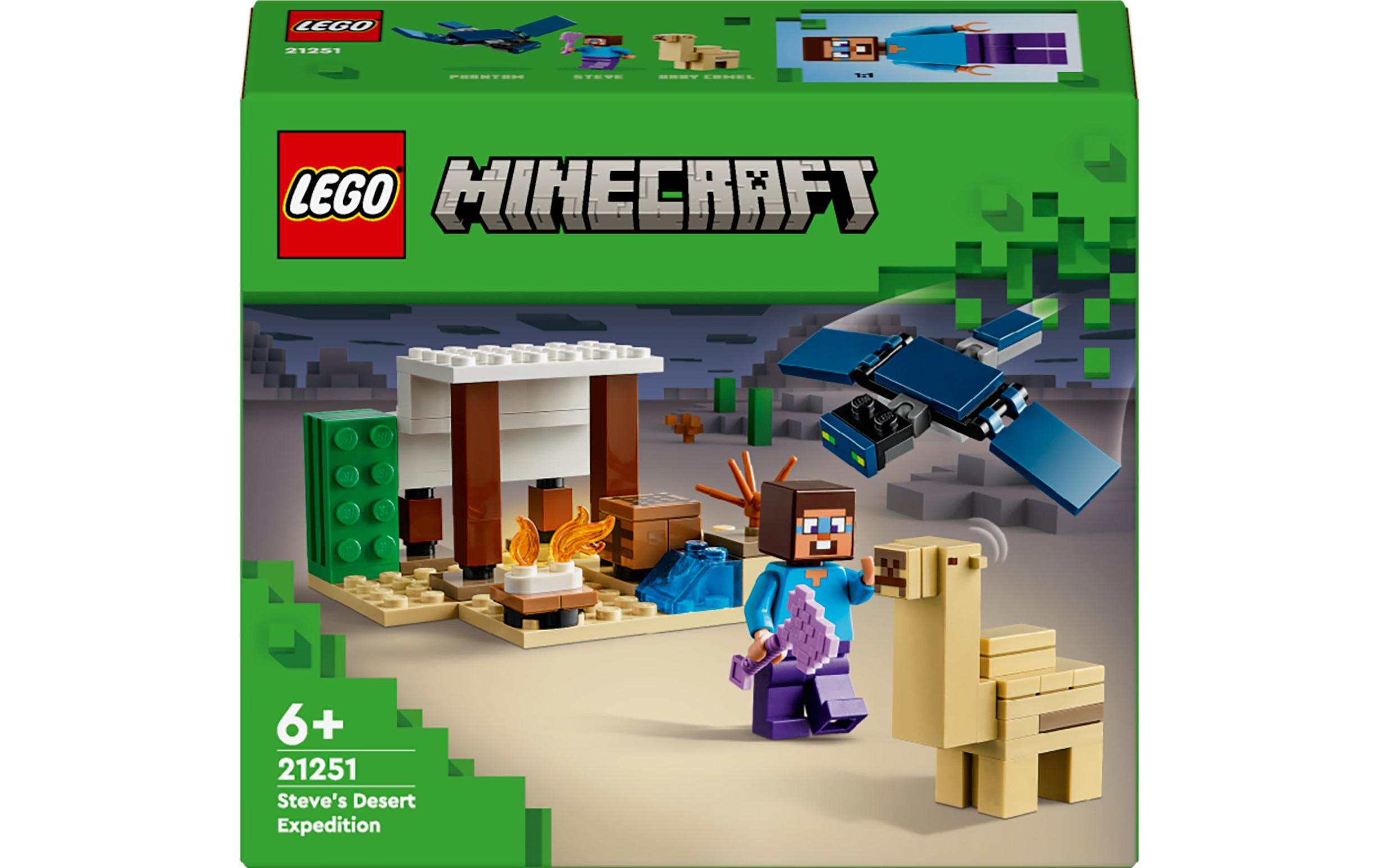 Minecraft Steves Wüstenexpedition 21251Bauset zum Videospiel