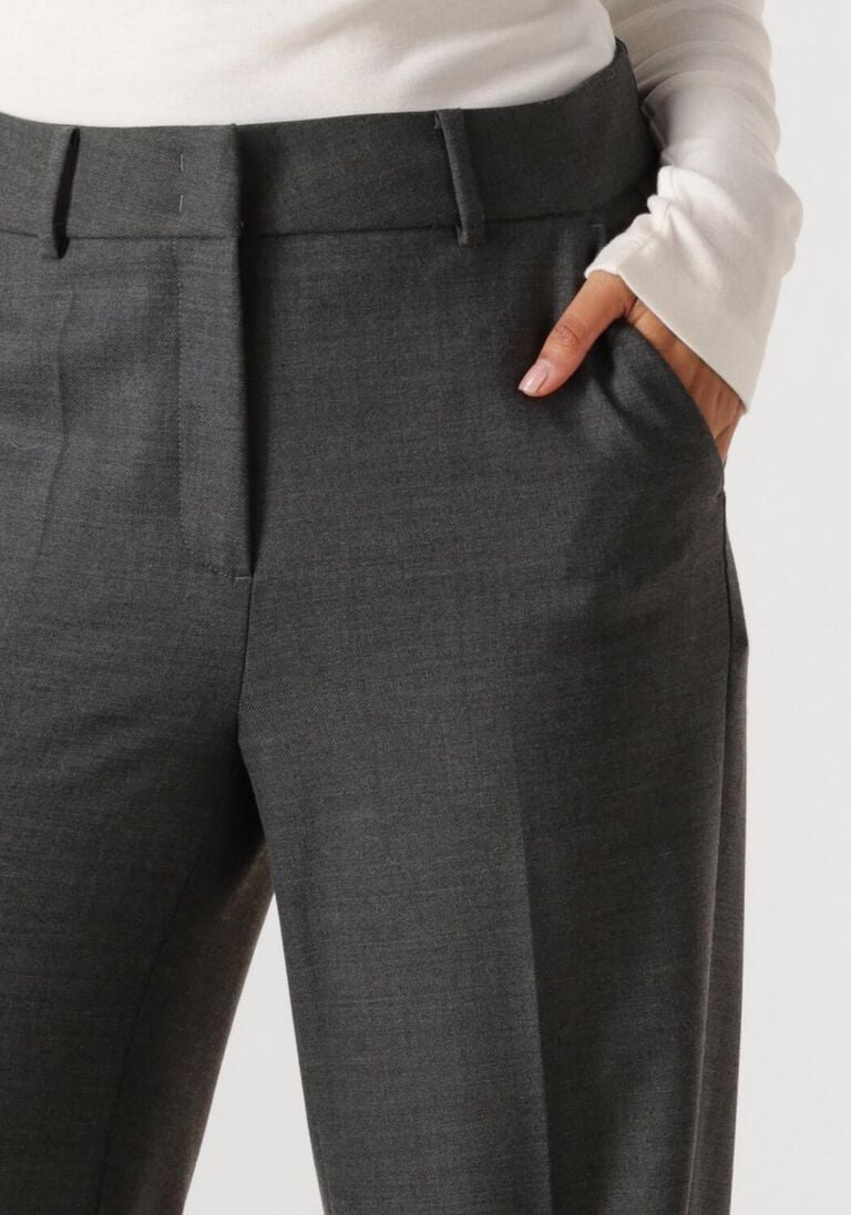 donkergrijze cambio wijde broek amelie
