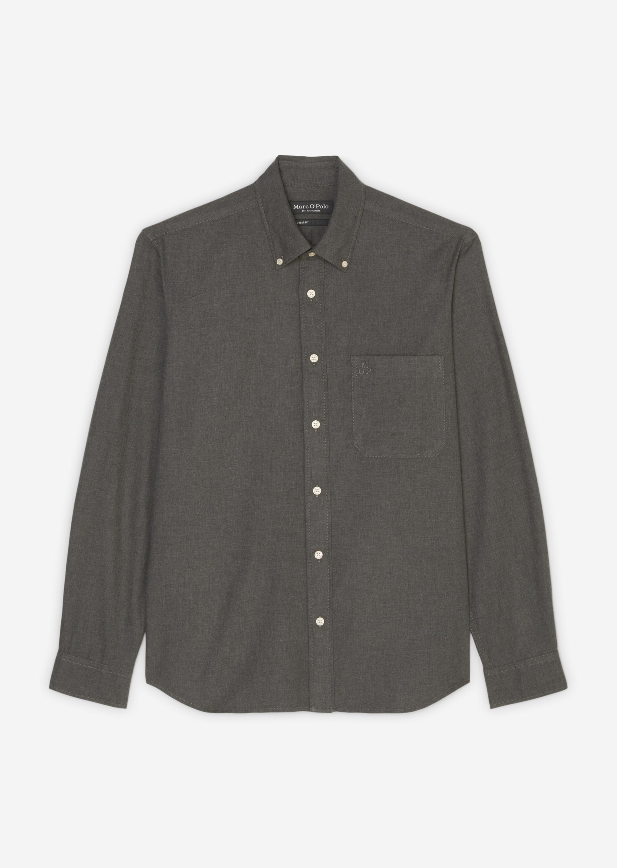 Hemd regular aus weichem Bio-Baumwoll-Twill
