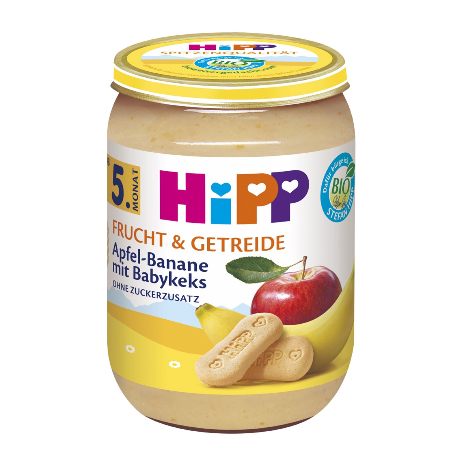 Hipp Apfel-Banane mit Babykeks
