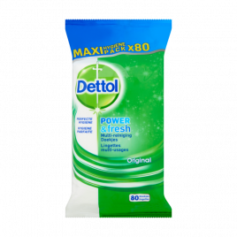 Dettol Multi-reinigingsdoekjes origineel krachtig en fris maxi pack
