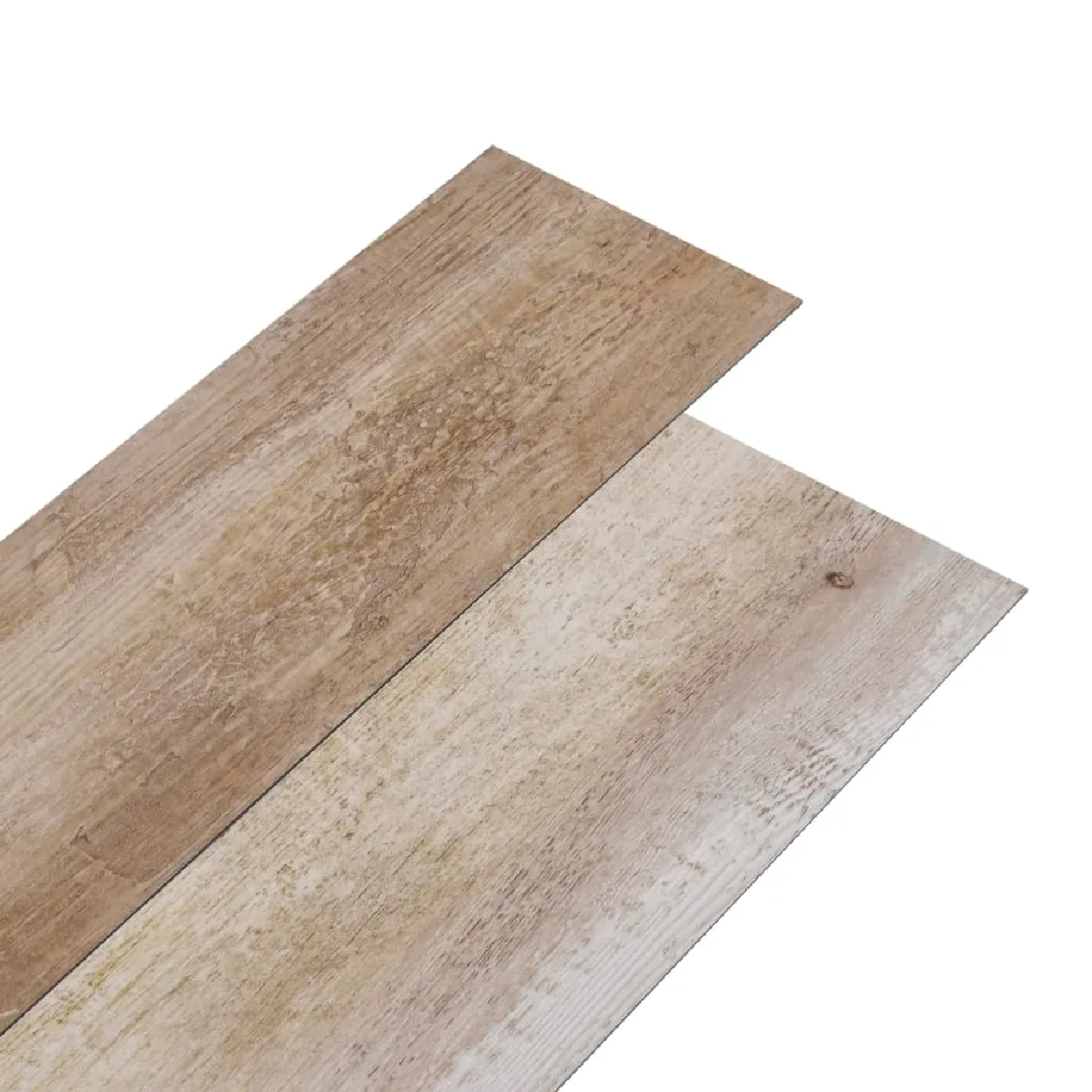 vidaXL Dalles de plancher PVC autoadhésif 5,21 m² bois clair