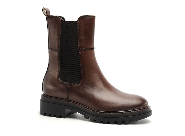 Tamaris boots bottine plates femme 25473 41 marron