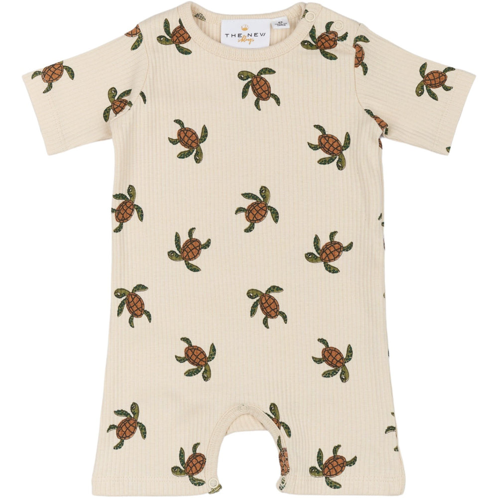 Køb THE NEW Siblings White Swan AOP Owen Rib Jumpsuit
