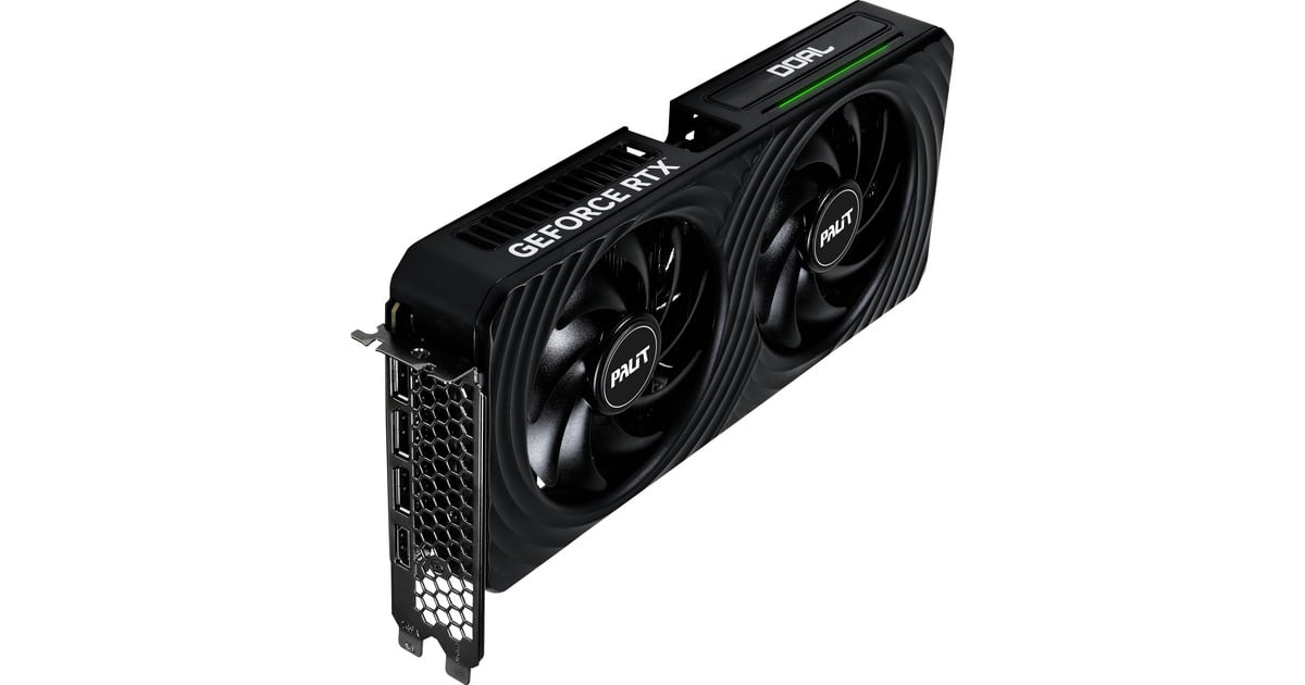 PalitGeForce RTX 5060 Dual grafische kaart  (DLSS 4, 3x DisplayPort, 1x HDMI 2.1)