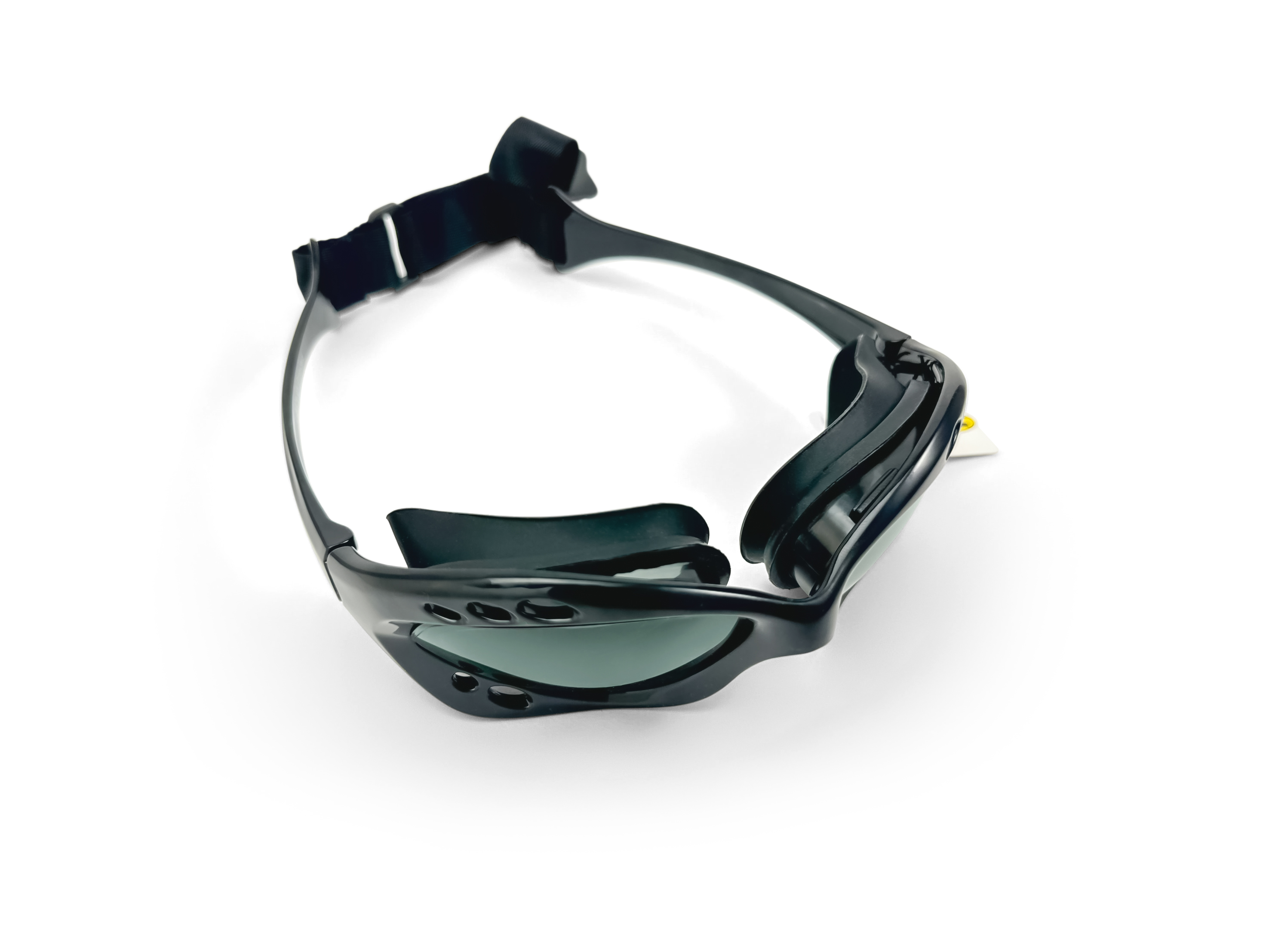 Glogglz Cudaz UV400 watersport duikbril - Black