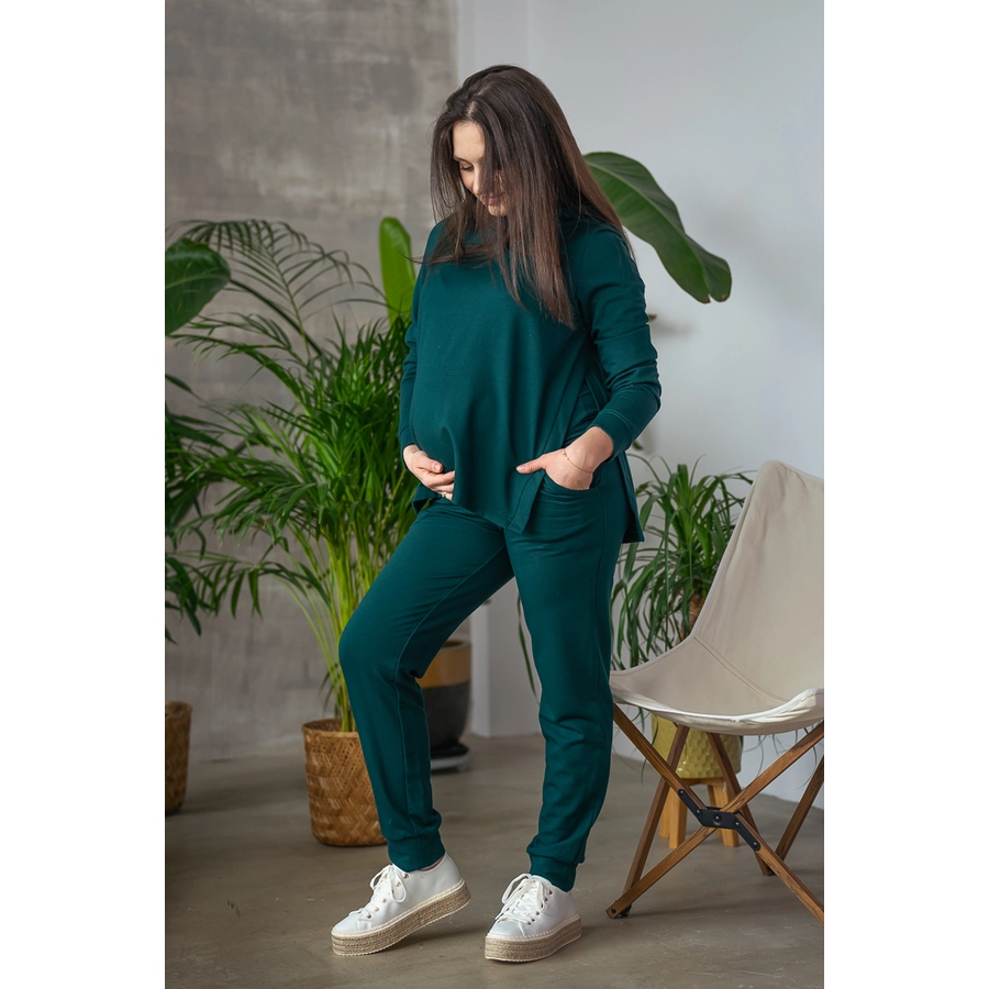 Cool Mama Umstandshosen Basic grün