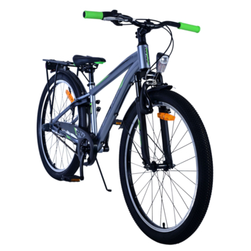 Volare Cross kinderfiets donker grijs 24 inch