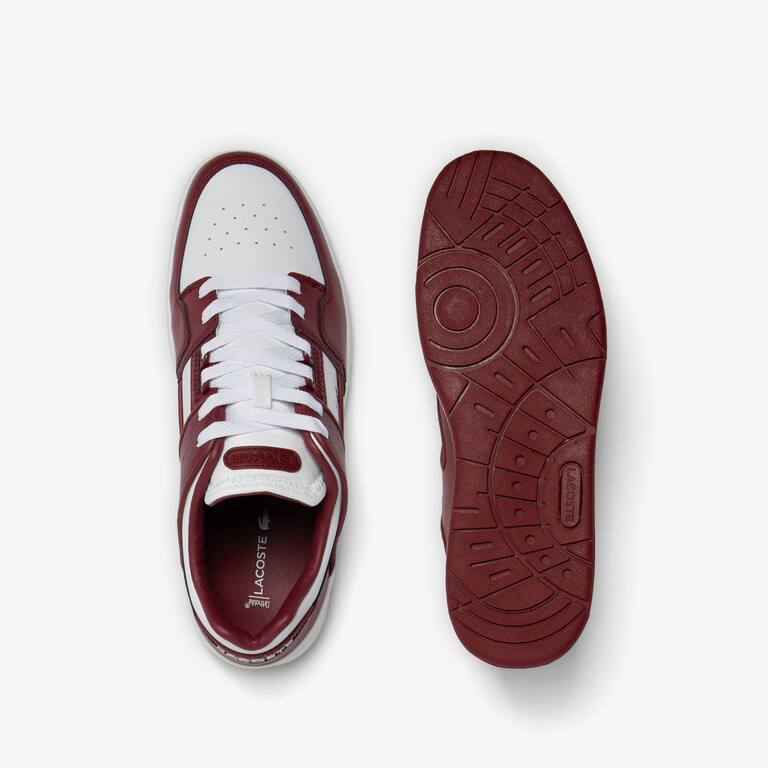 Sneakers Court Cage femme en cuir et synthétique Sneakers - Blanc - Lacoste - Femme