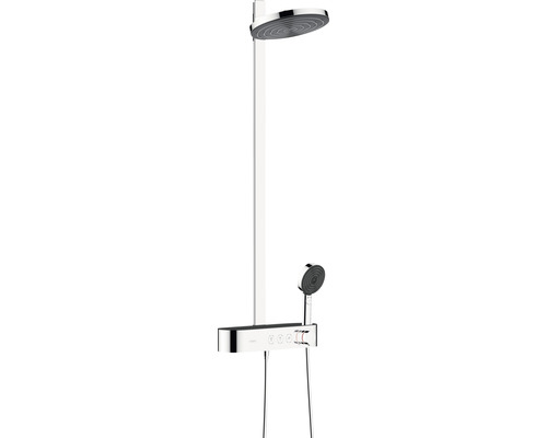 Douchekolom incl. thermostaat hansgrohe Pulsify S chroom 24240000