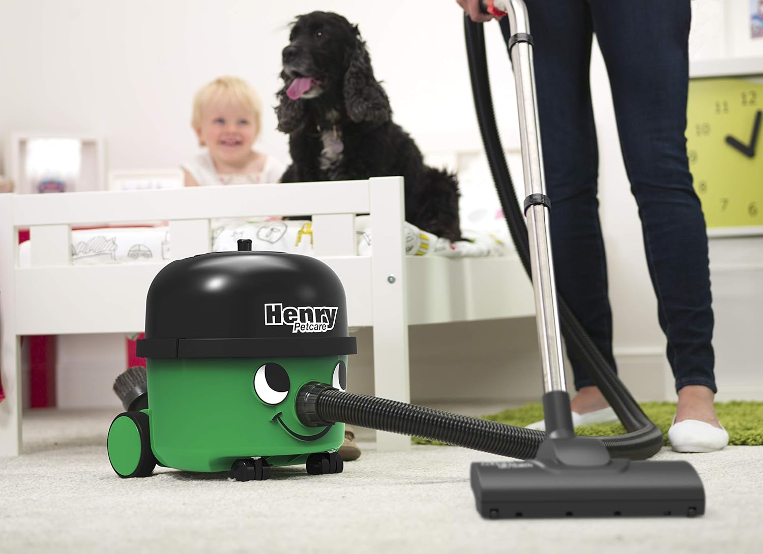 Numatic Henry Petcare HPC160-11, Staubsauger, grün, 620 W, 72 Dezibel