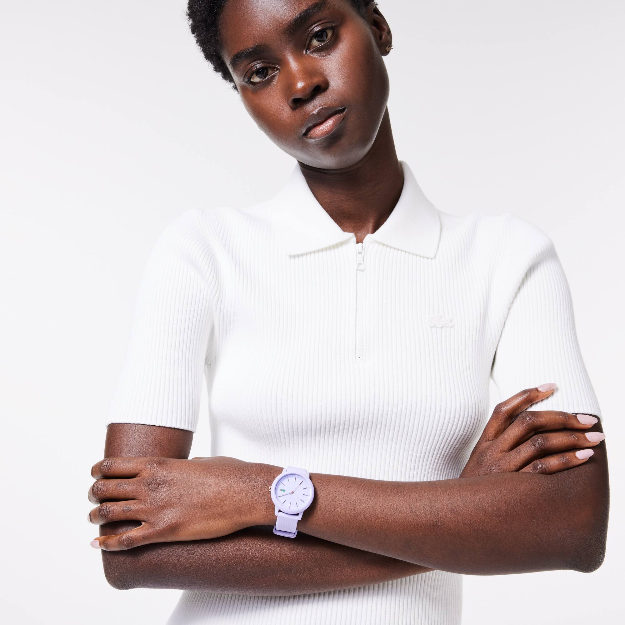 Montre 3 aiguilles Lacoste.12.12 silicone Montres - Blanc - Lacoste - Femme