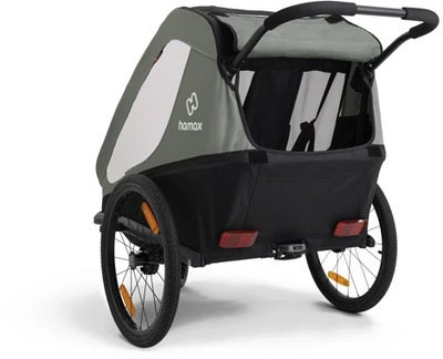 Hamax Traveller Sykkelvogn, Khaki Green/Black