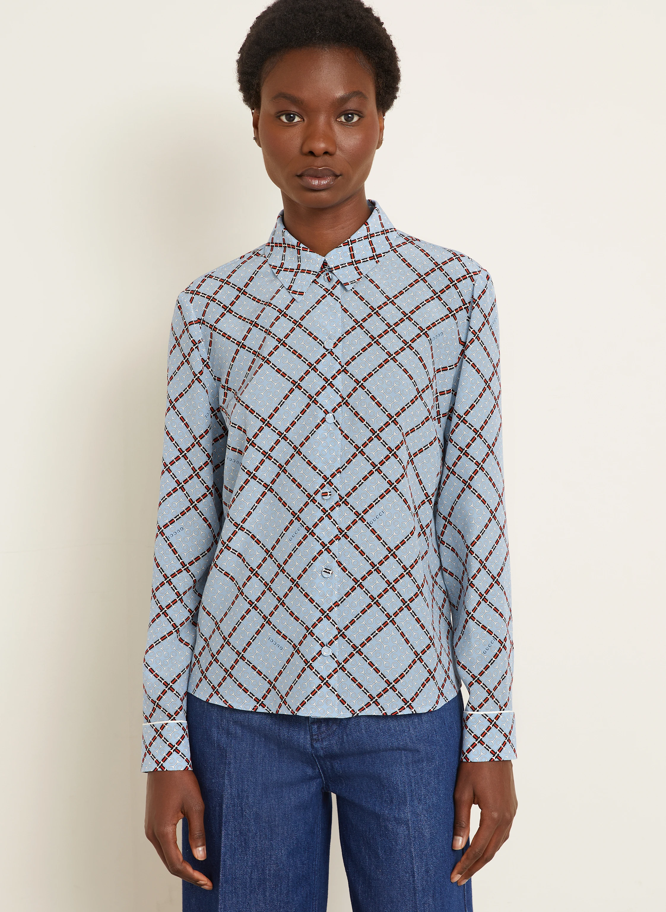 GUCCI Hemdbluse aus Seide