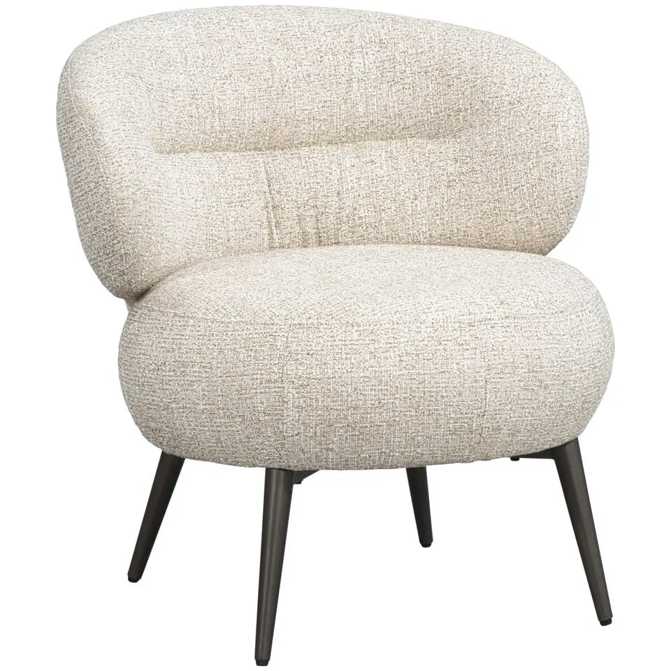 Fauteuil Rolf - stof - beige
