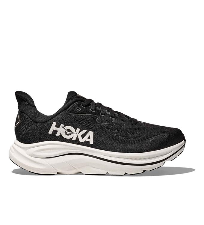 HOKA Clifton 10 1162031 BLACK-WHITE
