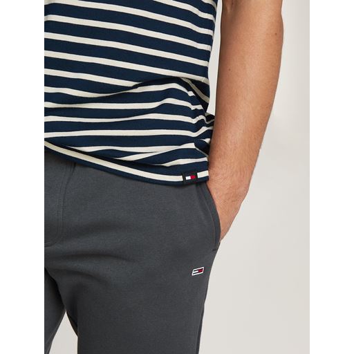 Tommy Jeans Breton Stripe T-shirt, Dark Night Navy/Newsprint Stripe, XL