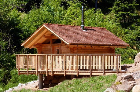 Kuschelnacht in der Blockhütte Schwarzwald für 2 (1 Nacht)