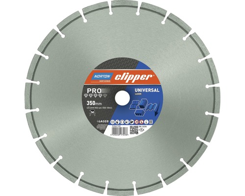 Norton Clipper diamantschijf Pro Universal Laser Ø 350x25,4 mm