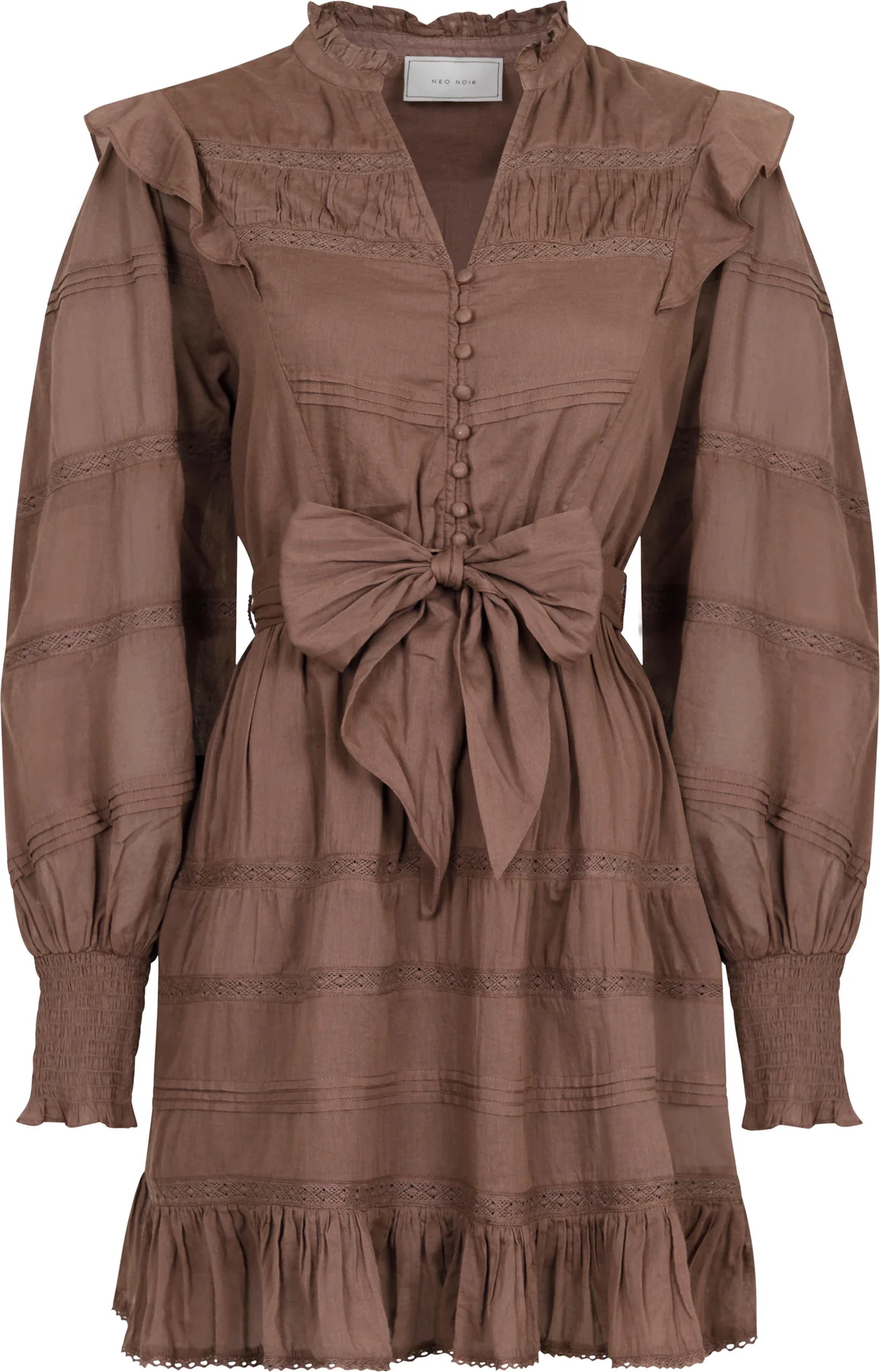 Neo Noir Salli S Voile Dress light brown