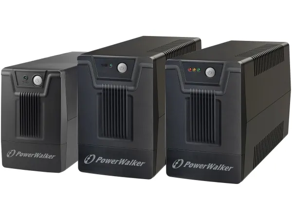 PowerWalker VI 500 R1U - UPS (rackversion) - AC 165-290 V - 300 Watt - 500 VA - 7 At - RS-232, USB - output-stikforbindelser: 4 - 1U - 19