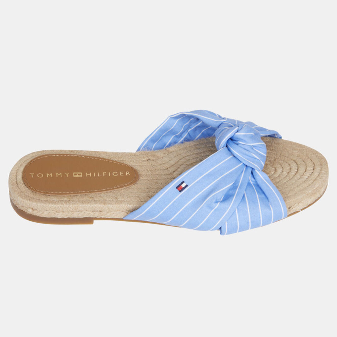 Tommy Hilfiger Mules rayées bleues