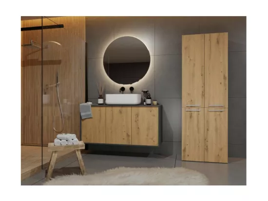 Nel 2K/DD Étagère de salle de bains ANTHRACITE ARTISAN