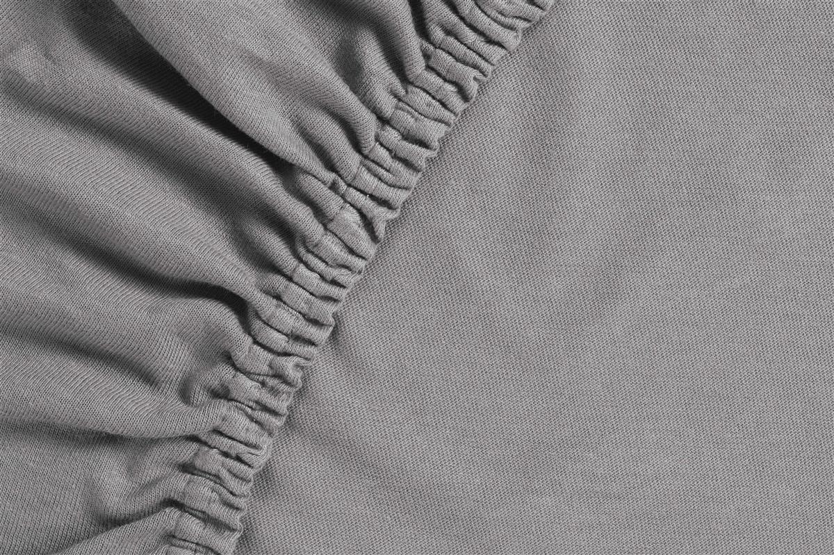 Ambiante Jersey - Topper Hoeslaken - 160x200|210 - Grijs