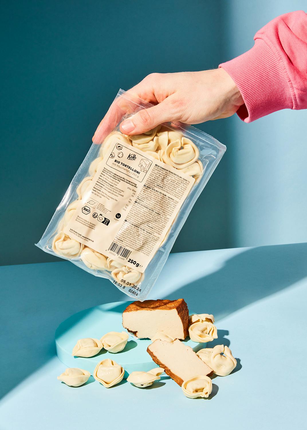 Bio Tortelloni mit Räuchertofu 250 g