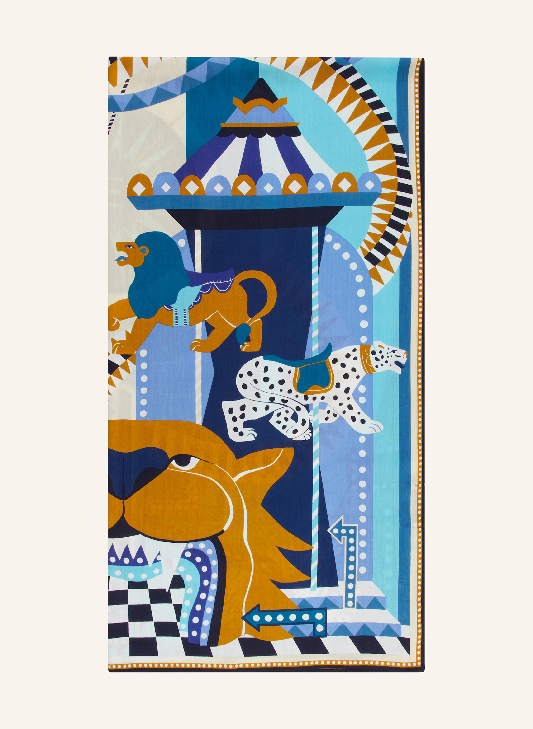 INOUI EDITIONS Tuch ROLLERCOASTER