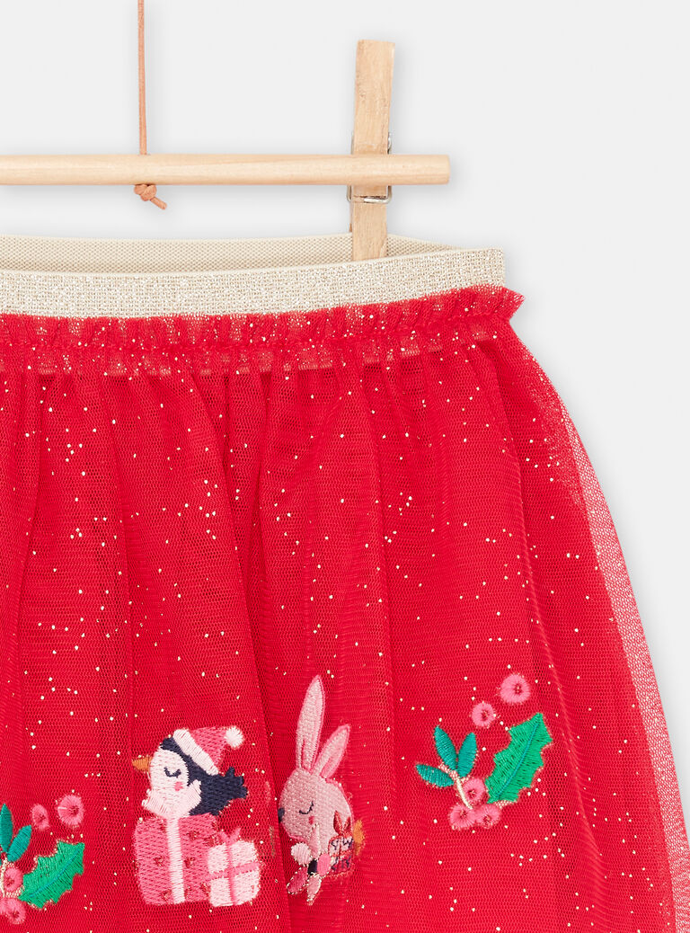 Jupe pour les fêtes de noel pour bébé fille