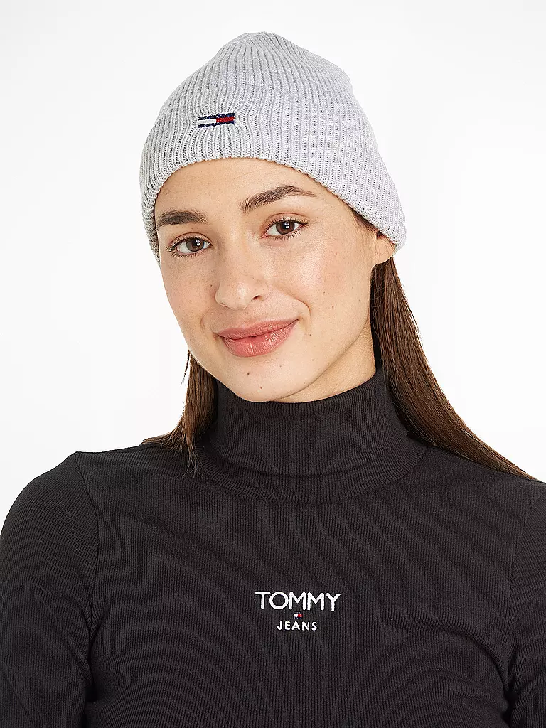 TOMMY JEANS Mütze - Haube  hellgrau
