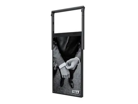 Multibrackets M Ceiling Mount Pro OM46N-D - Komponenter til montering (monteringsbase) - vipning - for fladt panel - stål - sort - loftsmonterbar