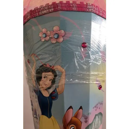 Nestler Schultüte Schneewitchen und die 7 Zwege mit Schmucksteine und Stoffblumen, 85 cm, 12 eckig