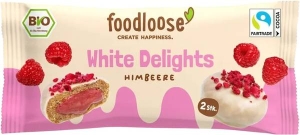 Foodloose White Delights Himbeere, 40 g